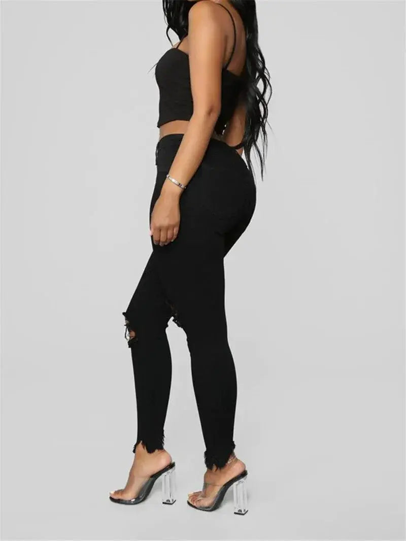 Comfortable Jeans for Women with Elastic — product view 16