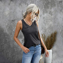 Vest Loose All-Matching Sleeveless Pullover Pocket Decoration