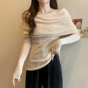 Knitwear: Stylish Off-Shoulder Ladies Top for Winter Fashion