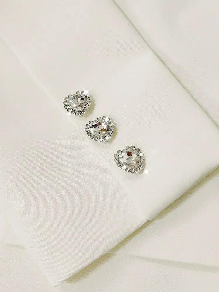 Luxury Rhinestone Slim Suit Spring 2023 Fashion Elegance