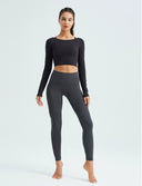 Yoga Pants Jiao Ma Algin Fabric High Waist Hip Raise