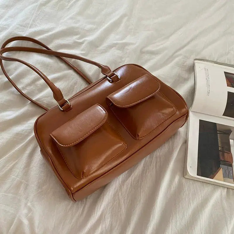Retro Korean Shoulder Bag Modern Nostalgic Fashionista