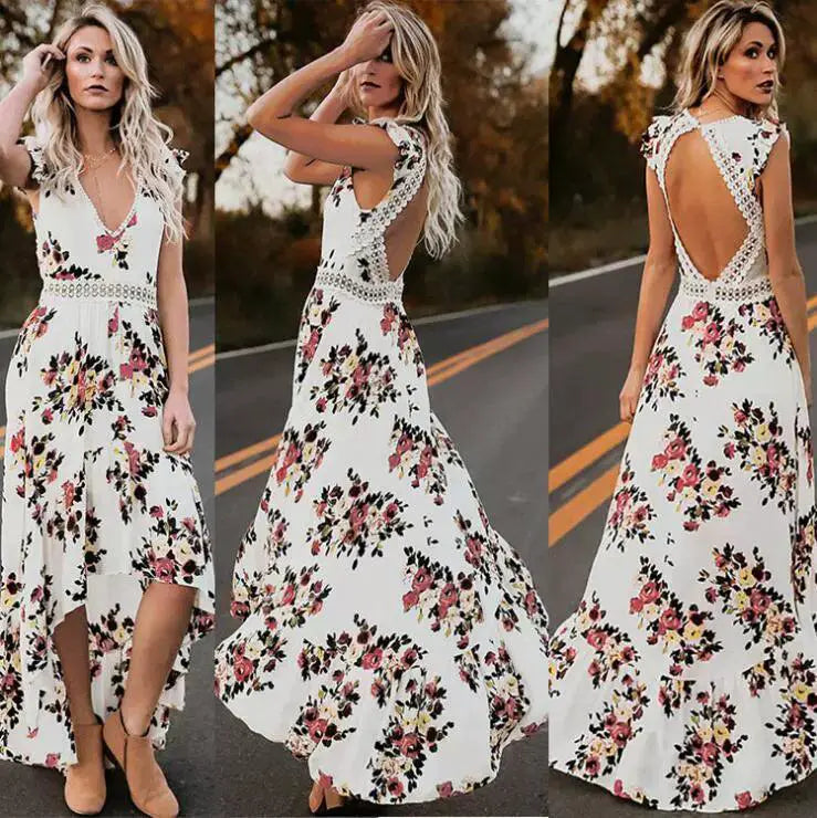 Meifan Sleeveless Cotton Dress V Neck Fashion Statement