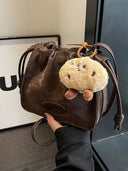 Spring and Summer Women's Stylish Korean Crossbody Bucket Bag