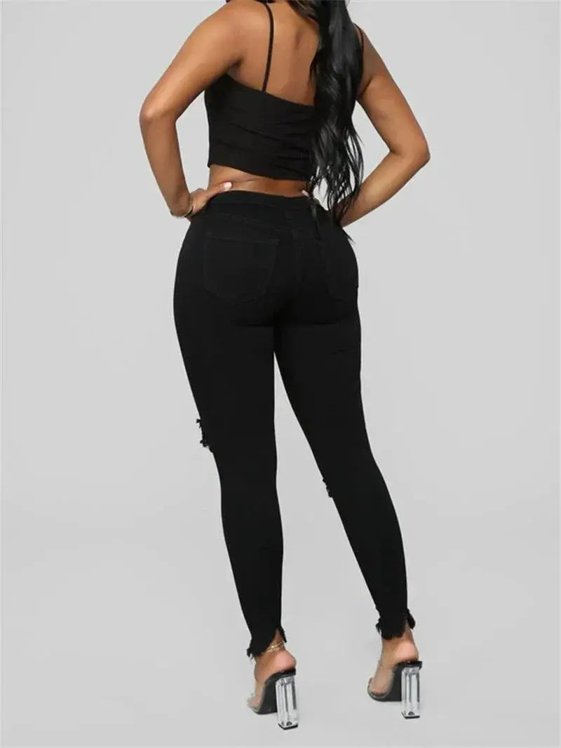 Comfortable Jeans for Women with Elastic — product view 17
