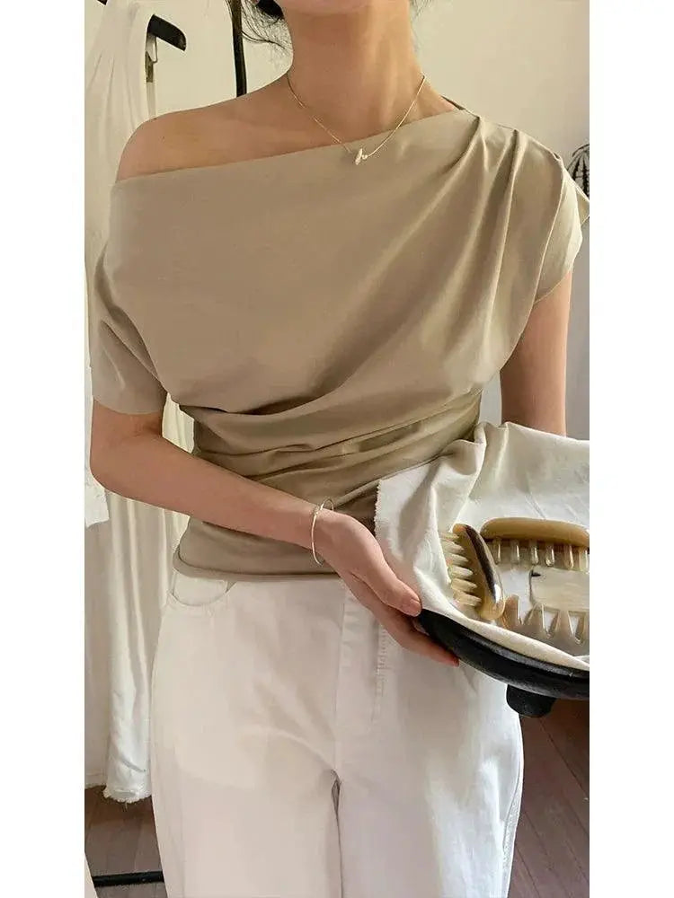 Love And Nancy Off Shoulder Designer Top Spring Fashion