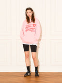 Empty Reference American Retro Street Deformed Font Hoodie