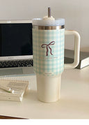 304 Stainless Steel Insulated Ice Cup With Straw Handle