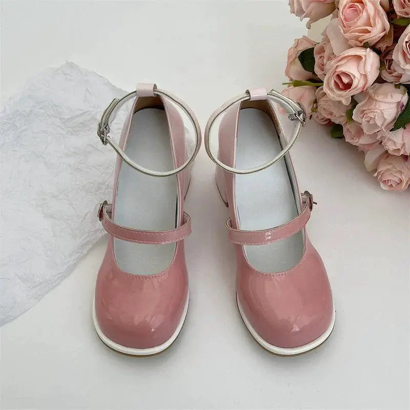 Chunky Heel Ankle Strap Mary Jane Shoes For Everyday Comfort