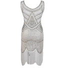 Shimmering Sequin Tassel Dress Versatile Glamorous Delight