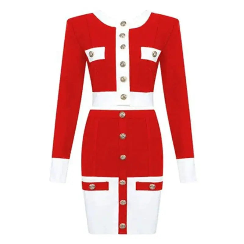 Bandage Long Sleeve Ensemble Elevate Your Style Effortlessly