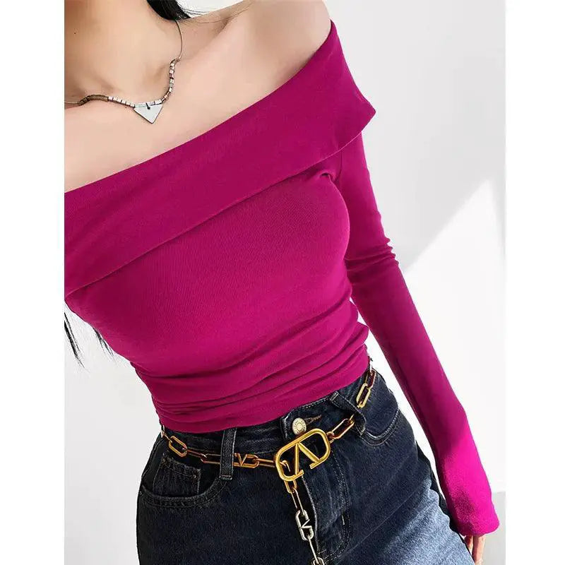 ZR Fashion Strapless T Shirt Streetwear For Spring