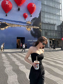 Breathable Slim Backless Dress for Women