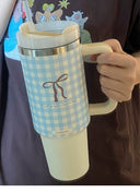 304 Stainless Steel Insulated Ice Cup With Straw Handle