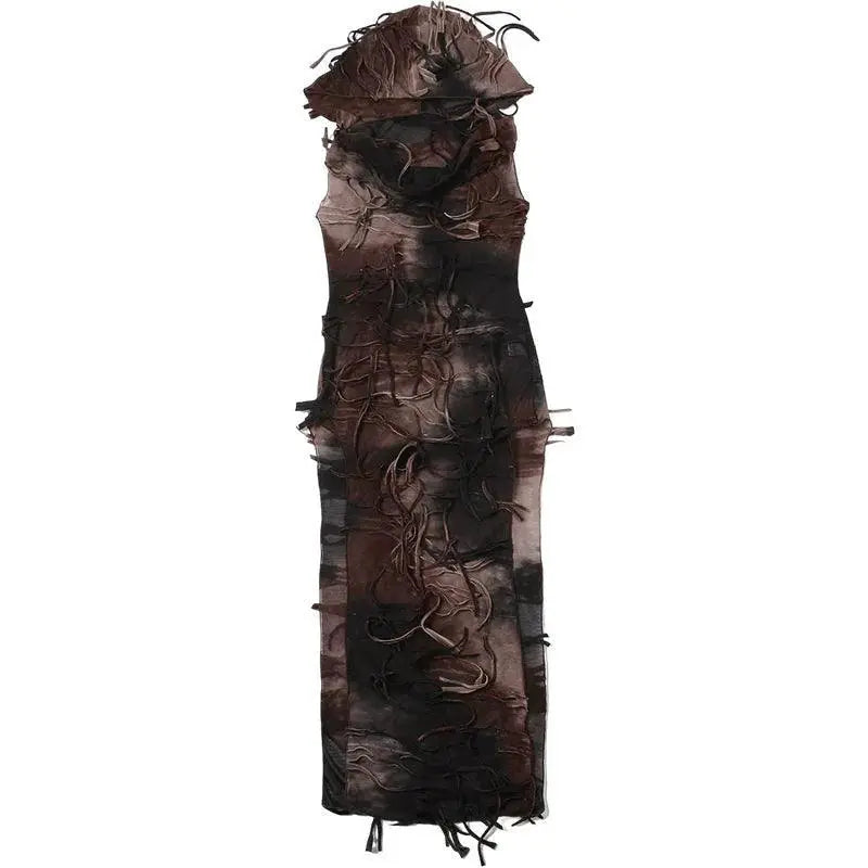 Sylcue Dune Sleeveless Slit Dress Fashion Forward Summer