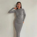 Chic Slim Fit Sheath Dress for Sophisticated Style