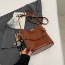Organized Barrel Crossbody Bag for Women