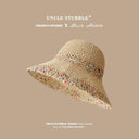 Straw Hat French Girls Travel Seaside Sunshade Lace Cap