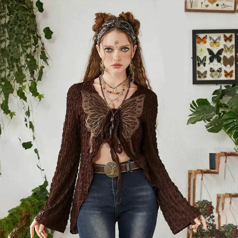 Ancient Vintage Collector Blouse Timeless Elegance Style