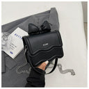 Lampeja Mini Bag White PU Leather Shoulder Bag For Women