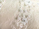 Handcrafted Beaded Diamond Waist Puffy Dress Elegant Beading