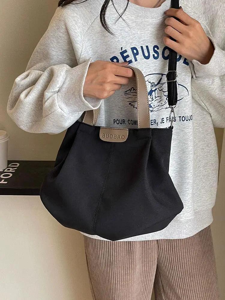 Large Canvas Tote Bag Stylish Japan Korea Trend For Women