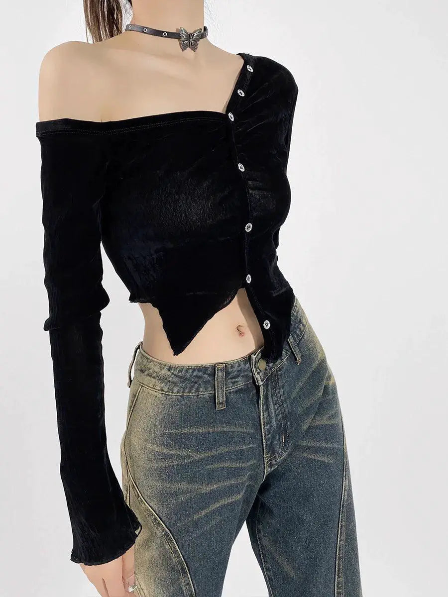 Off The Shoulder Pure Desire Tee Autumn Style Upgrade