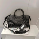 Durable Leather Messenger Bag for Bikers