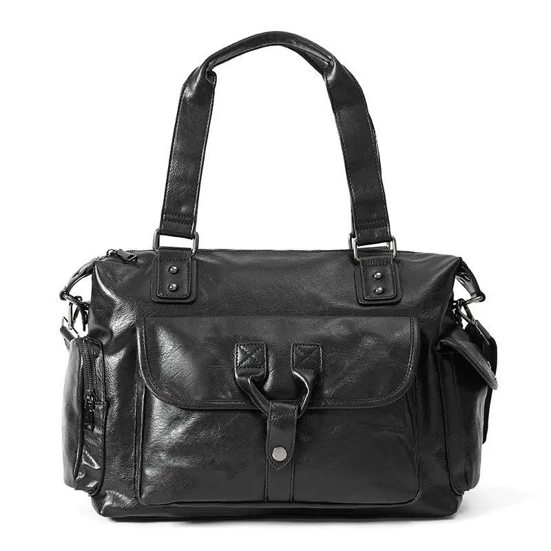New Arrival Large Capacity Mens Business Leather Backpack