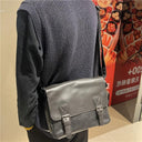 Vintage Retro Style Men's Messenger Bag Multi-Compartment Organization
