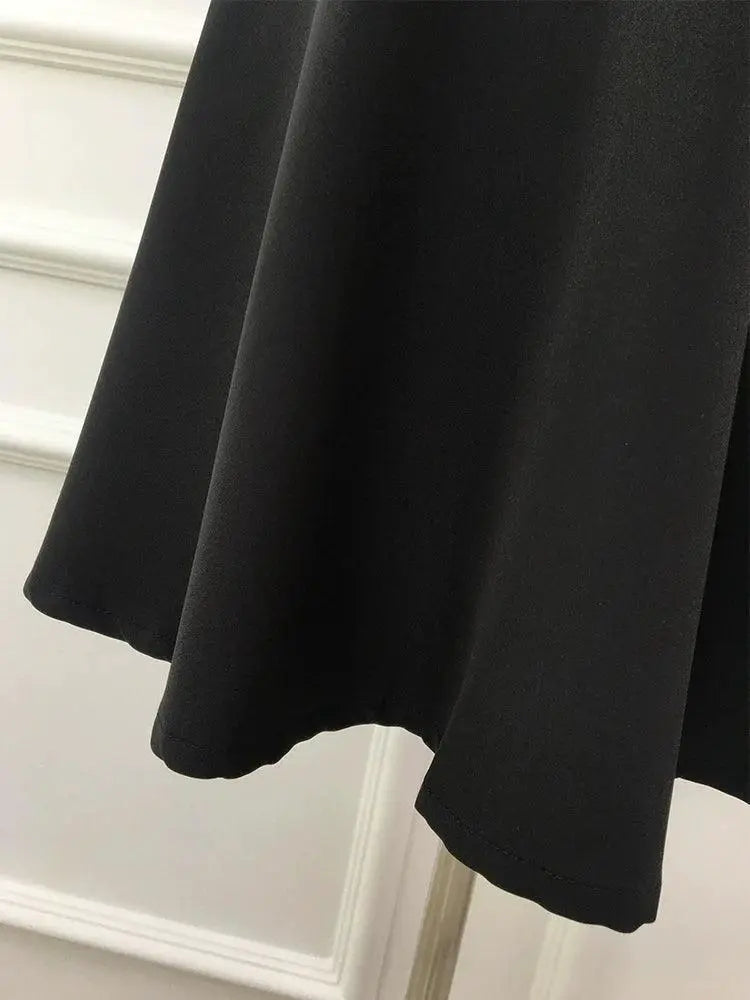 Black Halter Dress For Millennials Elegant Style Dress