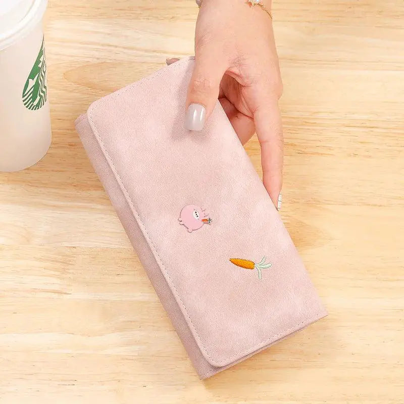 Embroidered Wallet for Women Card Holder and Organizer