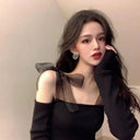 Chic Off-Shoulder Dress for Young Adults