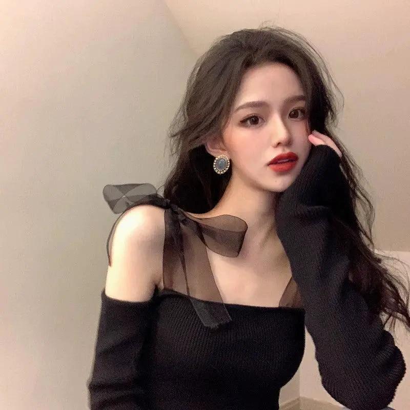 Fit and Flare Off Shoulder Dress for Stylish Young Adults