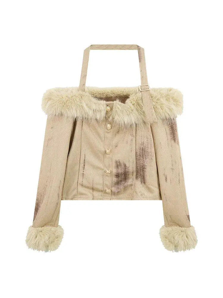 Chic Off Shoulder Korean Style Sweater Trendy Pullover