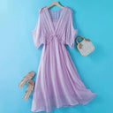 Breathable Silk Dress for Women Summer