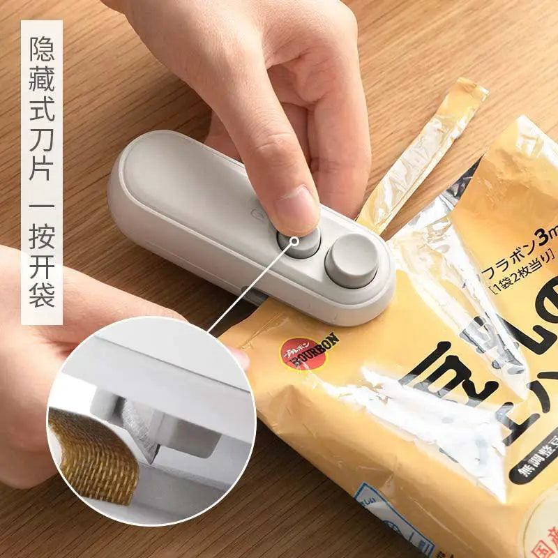 Lanjiaoluo Mini Sealing Machine Portable Snack Sealer