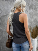 Vest Loose All-Matching Sleeveless Pullover Pocket Decoration