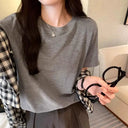 Korean Embroidered Tee for Everyday Wear