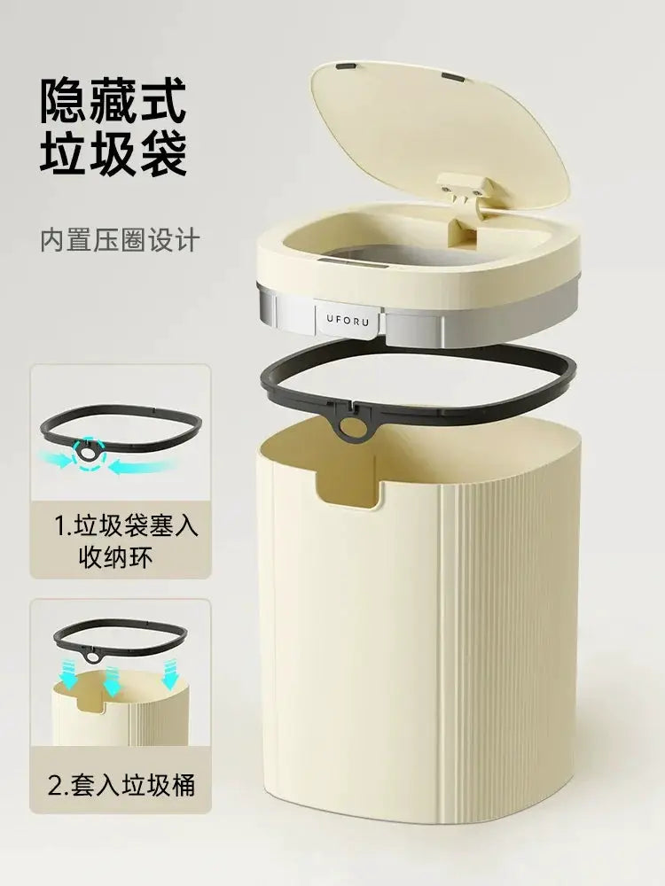 Accessible Luxury Smart Inductive Large Trash Bin 2023