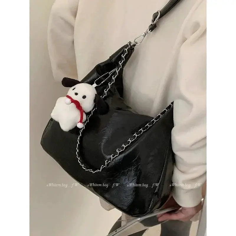 Fashionable PU Shoulder Tote Bag For Women Carryall