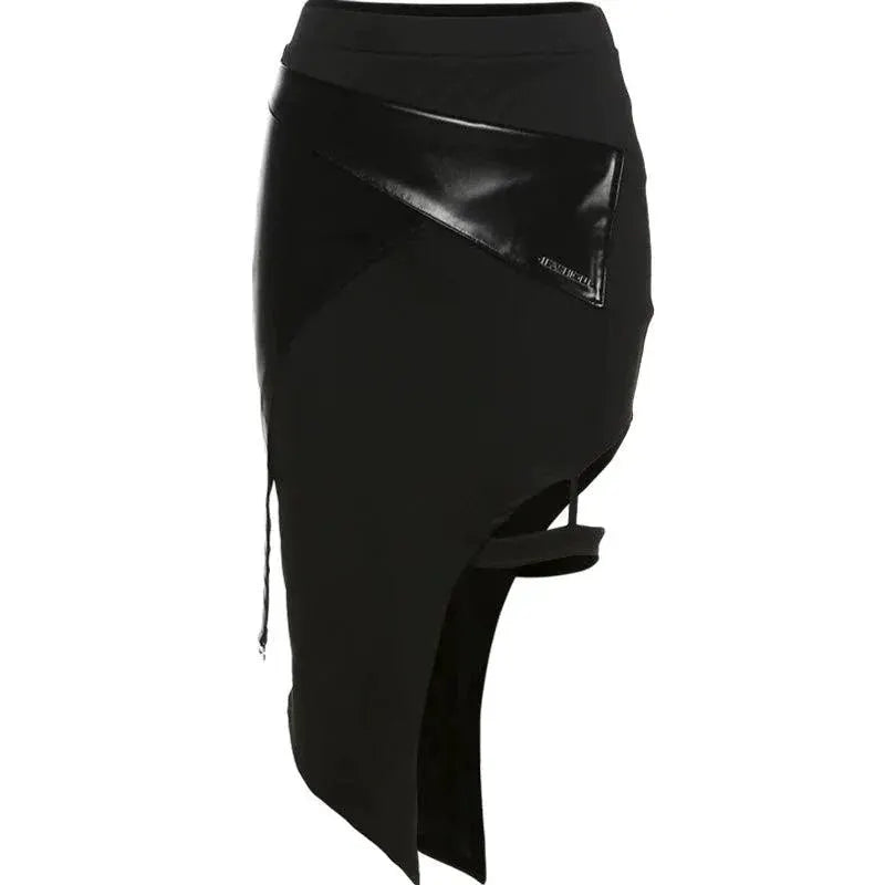 Kliou Asymmetrical Skirt Edgy Street Style For Youth