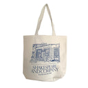 Literary Canvas Shoulder Bag for Books