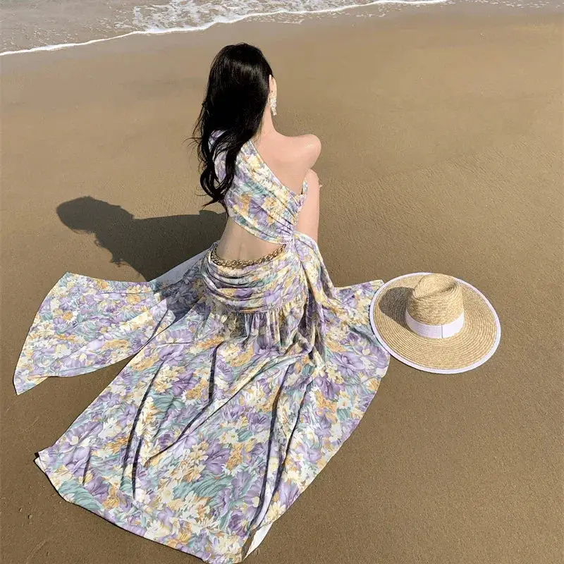 Elegant Floral Swing Dress Stylish Choice for Events