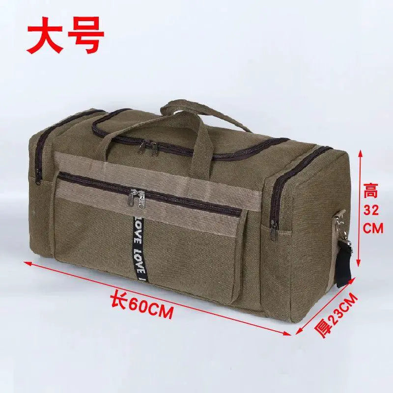 Retro Satchel Canvas Shoulder Bag for Outdoor Workers