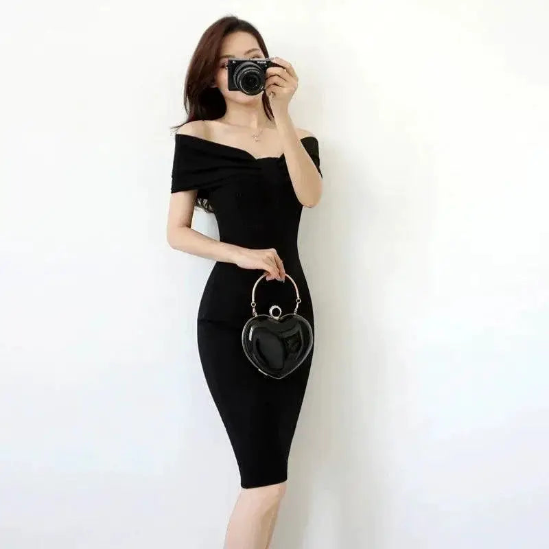 Slimming Tuxedo Dress For Elegant Eveningwear Style