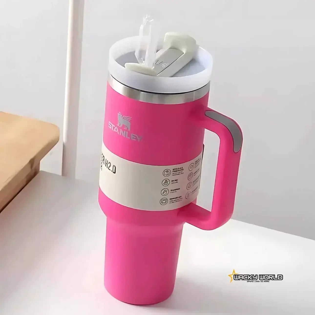 Stanley Stainless Steel Insulated Cup 1.18L With Straw