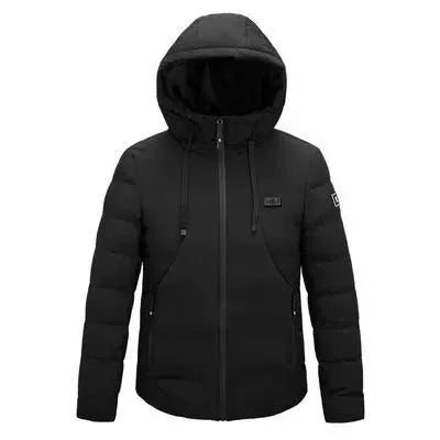 Winter Intelligent Heating Down Cotton Coat Jacket For Men