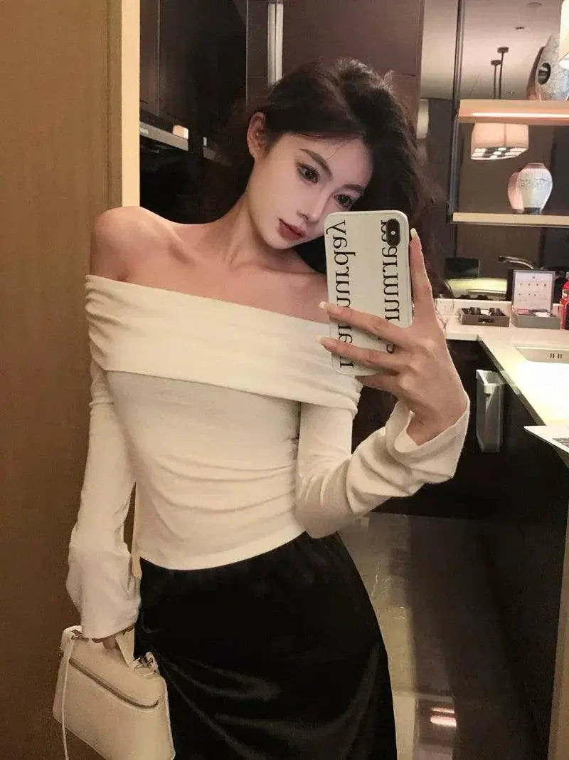 Sexy Off Shoulder T Shirt Autumn Fashion Sensation Chic