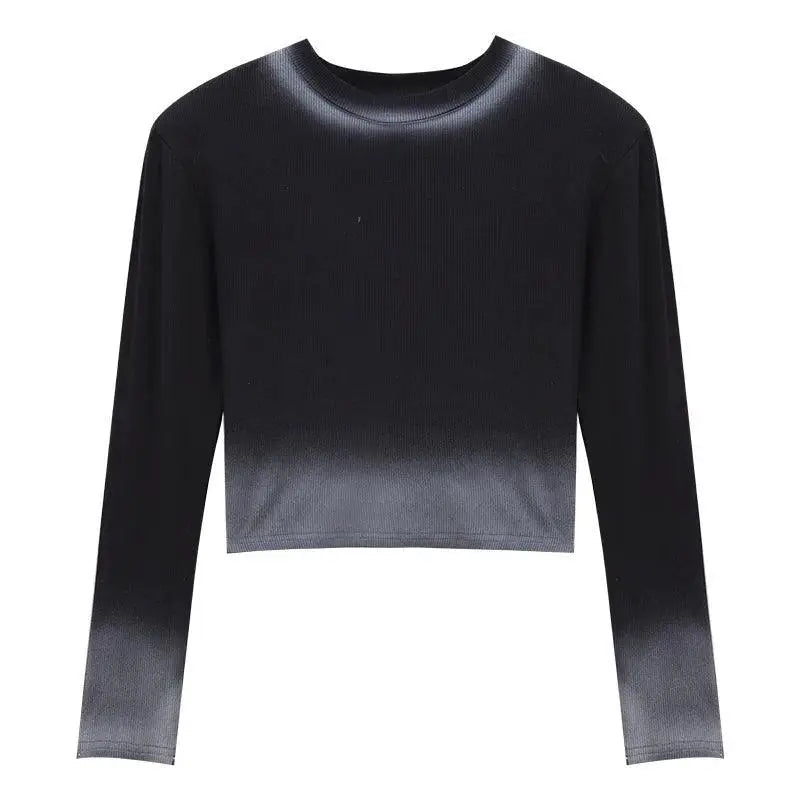American Gradient Long Sleeves T Shirt Spring Essential